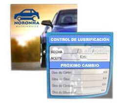 Adhesivo resinado Cambio de aceite